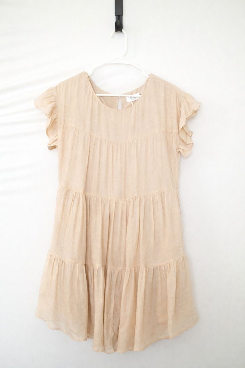 Ruffle Hem Tiered Babydoll Dress