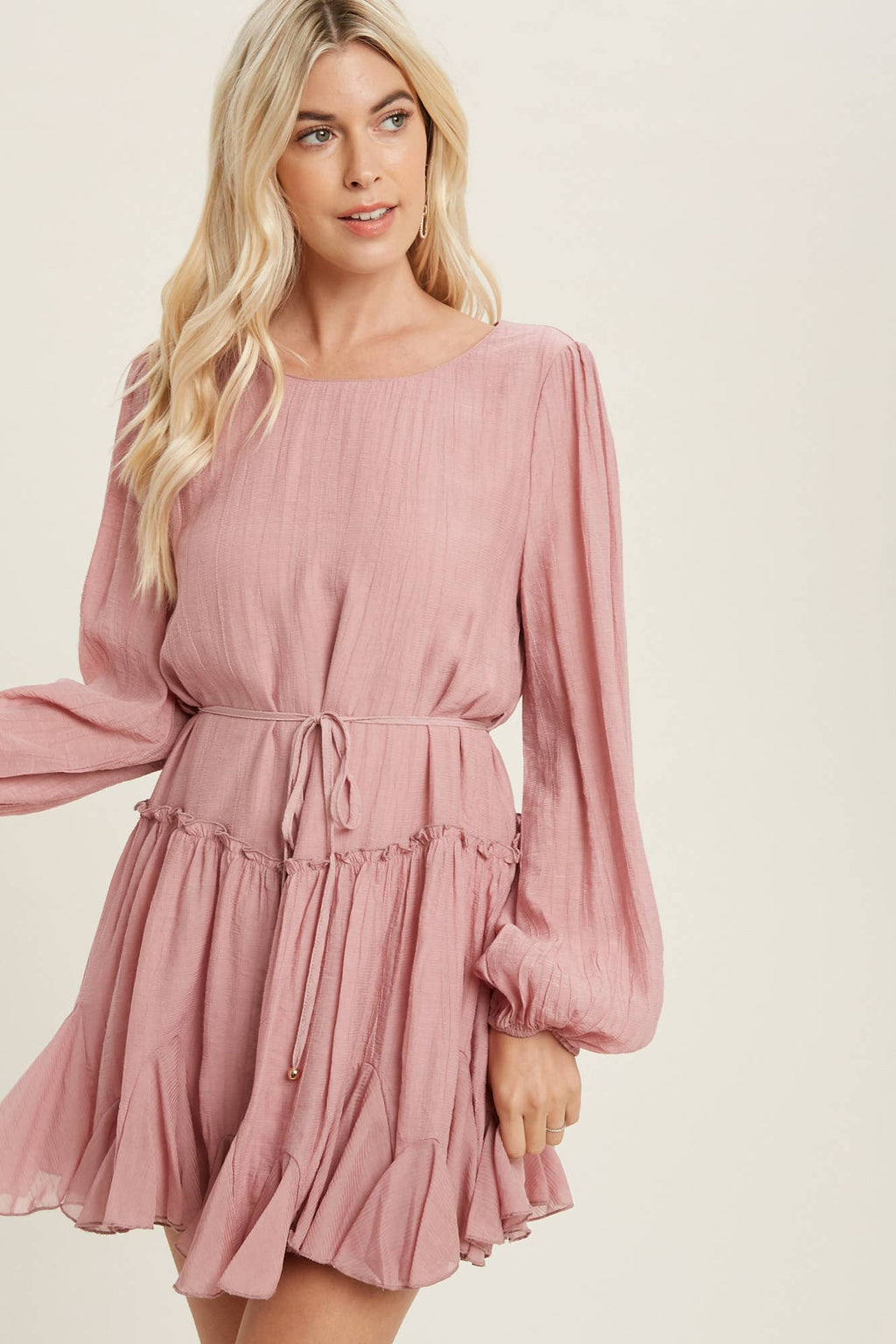 Ruffled Swing Dress