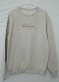 Make Heaven Crowded Embroidered Sweatshirt
