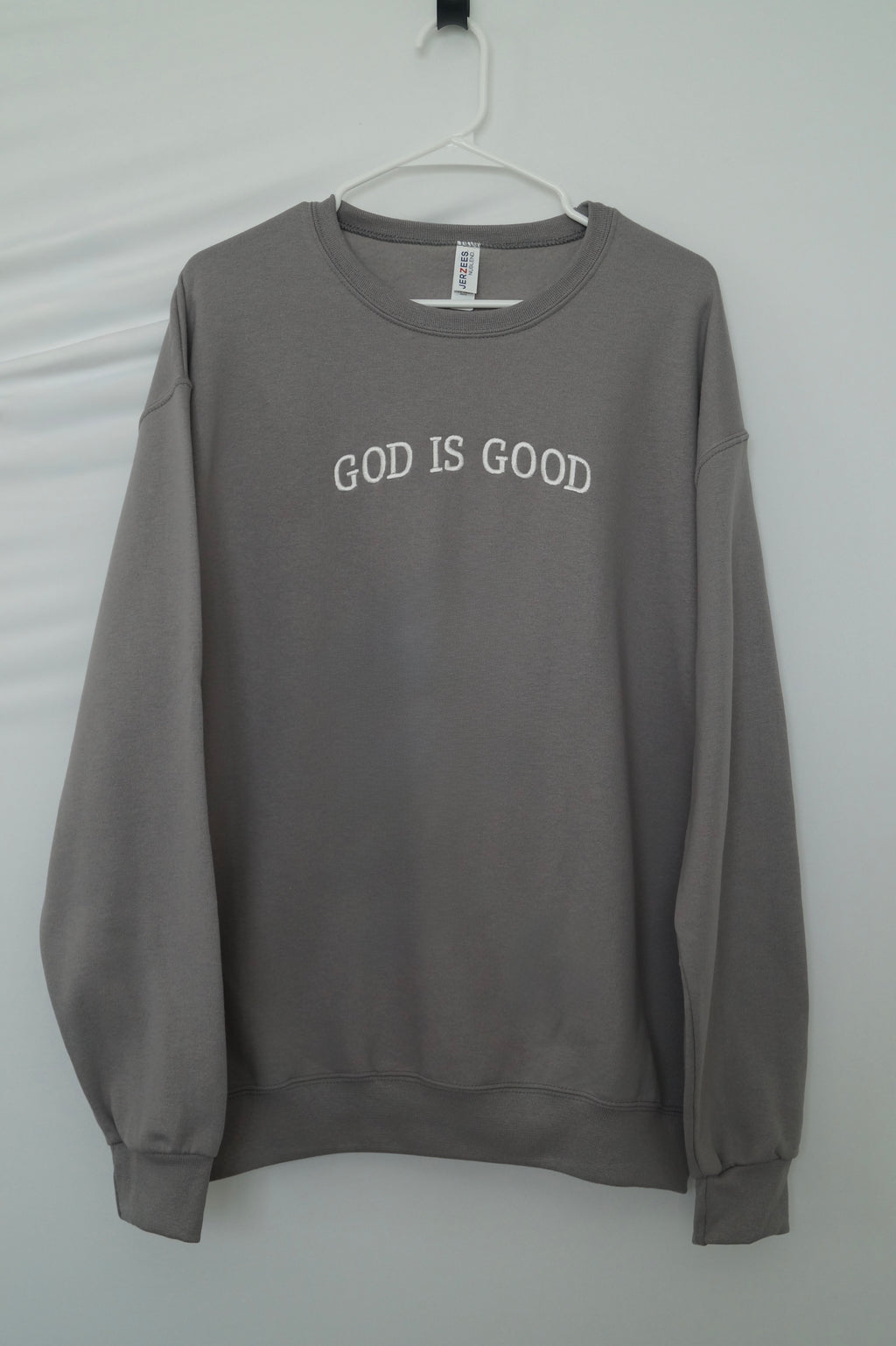 Embroidered GOD IS GOOD Sweatshirt